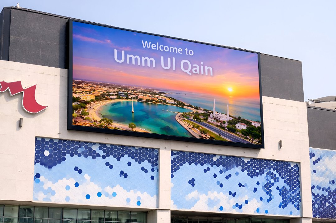 P5 7000 nits outdoor led screen at Umm ul qain